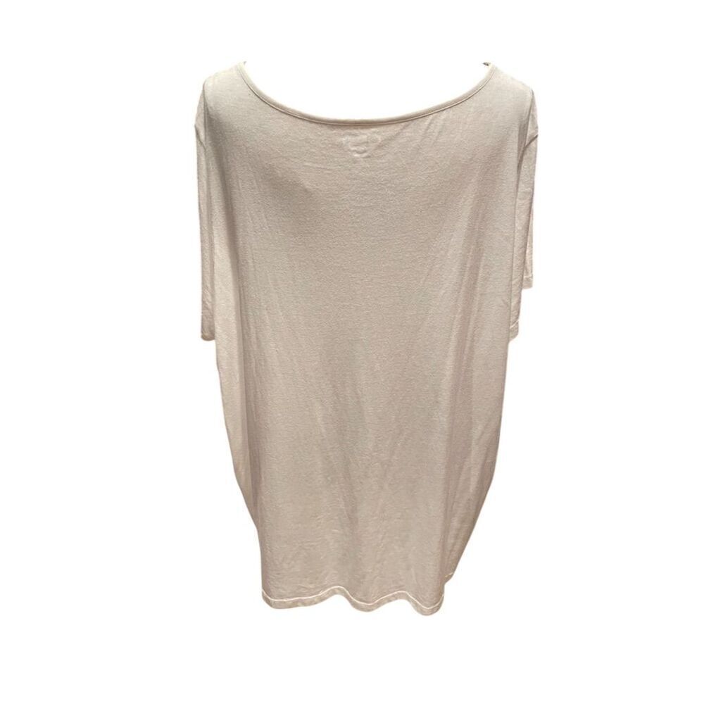 Kim Rogers Women's 2XL White  Blouse Lace Detail Summer - Picture 5 of 9